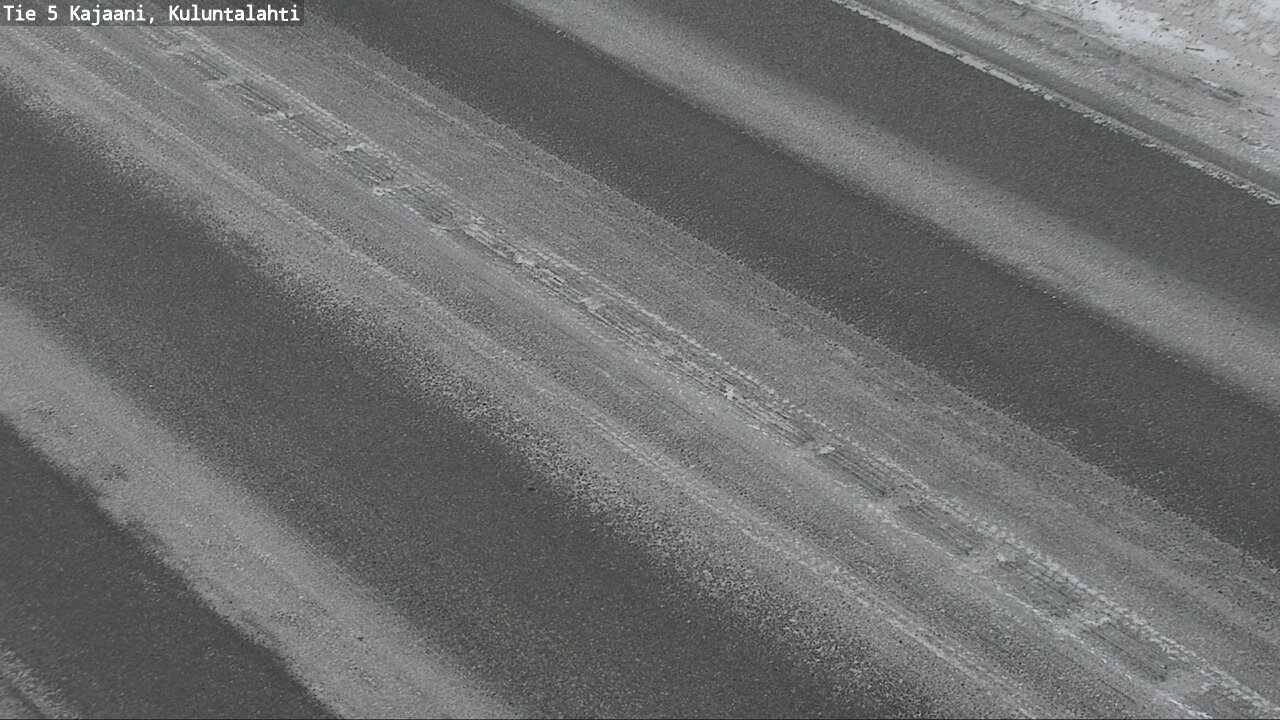 Weather Camera Image Väg 5 Kajaani, Kuluntalahti, Kajaani, Kainuu