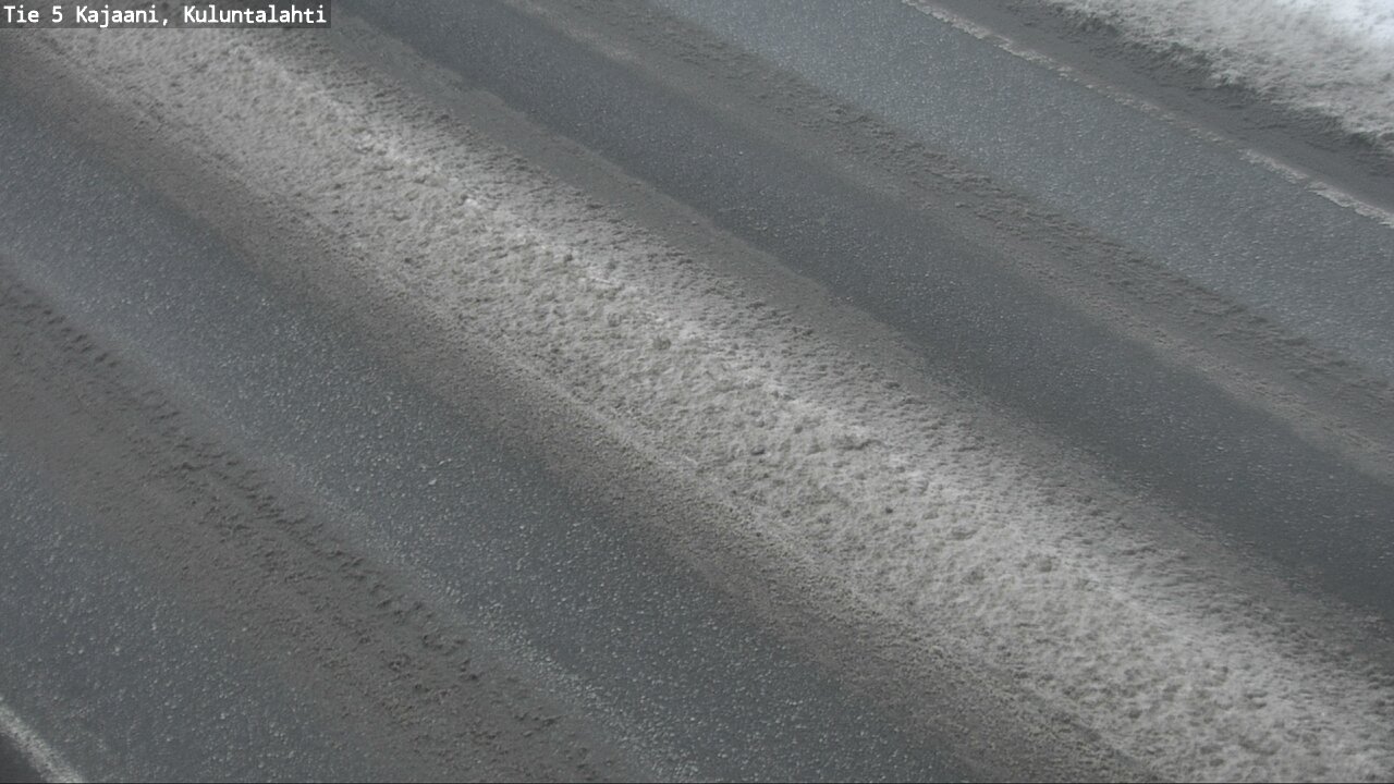 Weather Camera Image Väg 5 Kajaani, Kuluntalahti, Kajaani, Kainuu