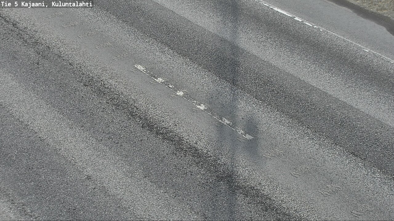 Weather Camera Image Väg 5 Kajaani, Kuluntalahti, Kajaani, Kainuu
