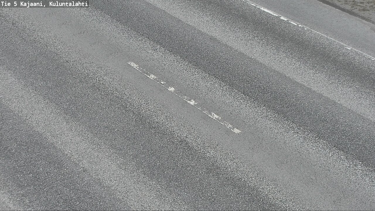Weather Camera Image Väg 5 Kajaani, Kuluntalahti, Kajaani, Kainuu