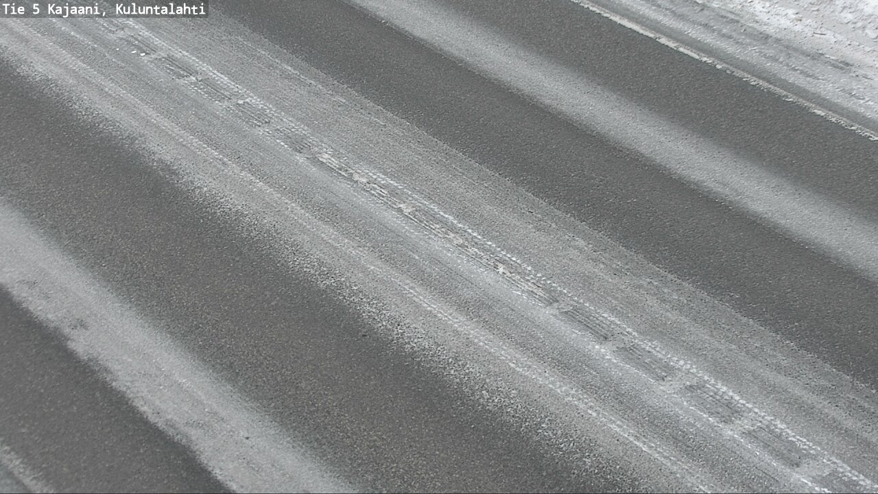 Weather Camera Image Väg 5 Kajaani, Kuluntalahti, Kajaani, Kainuu