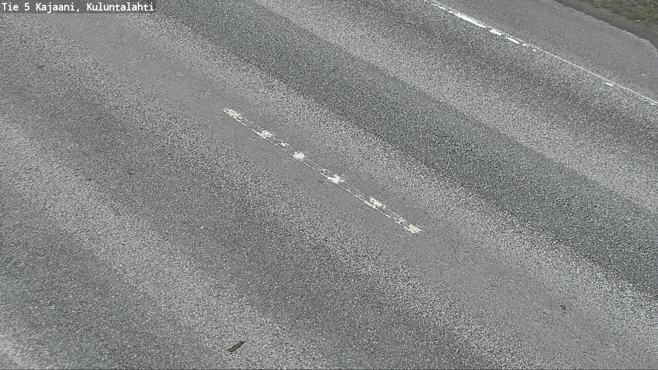 Weather Camera Image Väg 5 Kajaani, Kuluntalahti, Kajaani, Kainuu