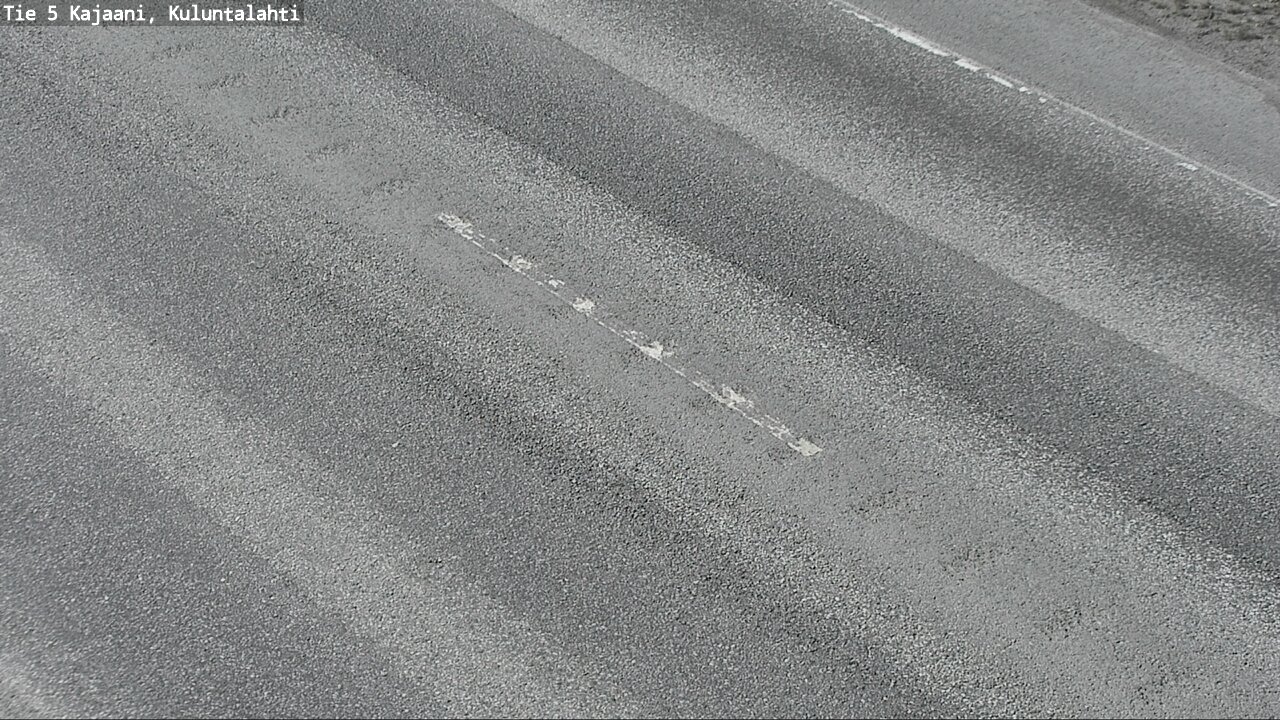 Weather Camera Image Väg 5 Kajaani, Kuluntalahti, Kajaani, Kainuu