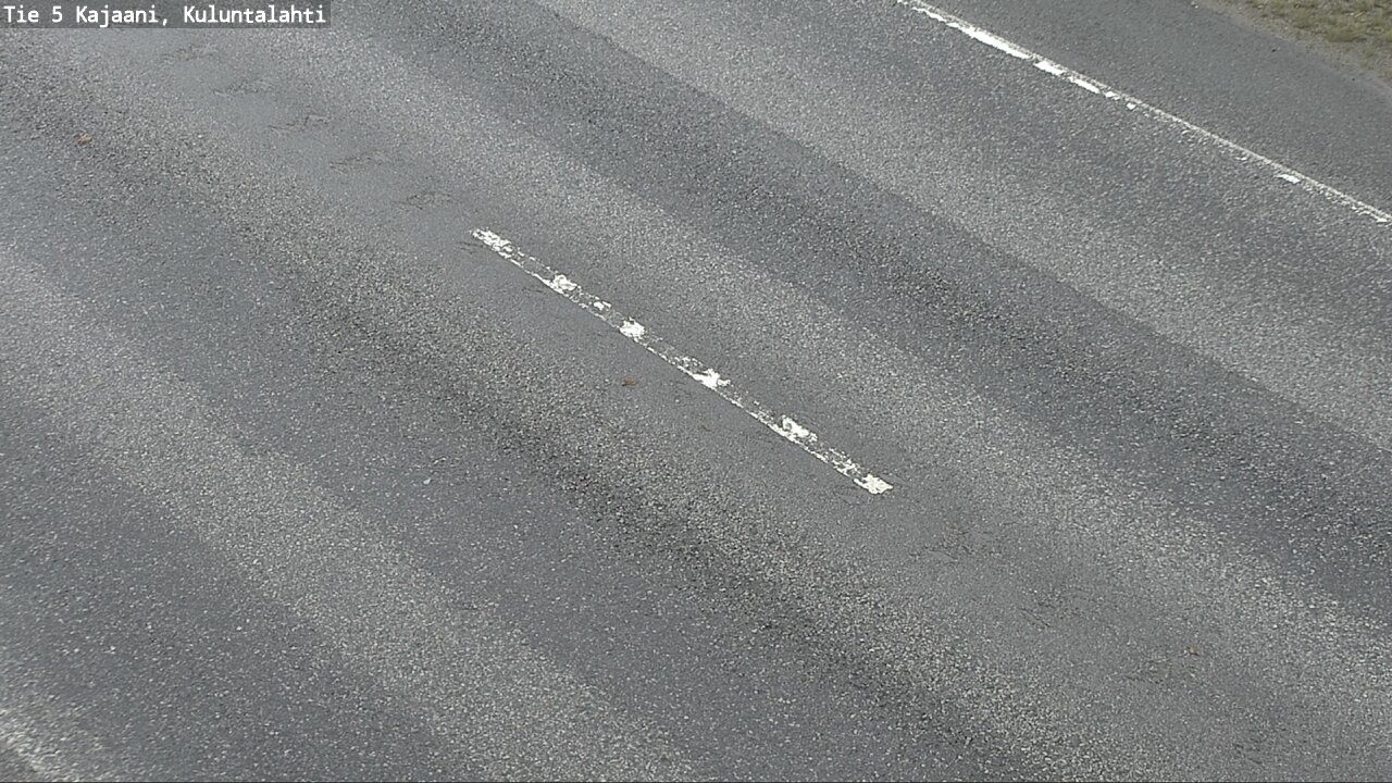 Weather Camera Image Väg 5 Kajaani, Kuluntalahti, Kajaani, Kainuu