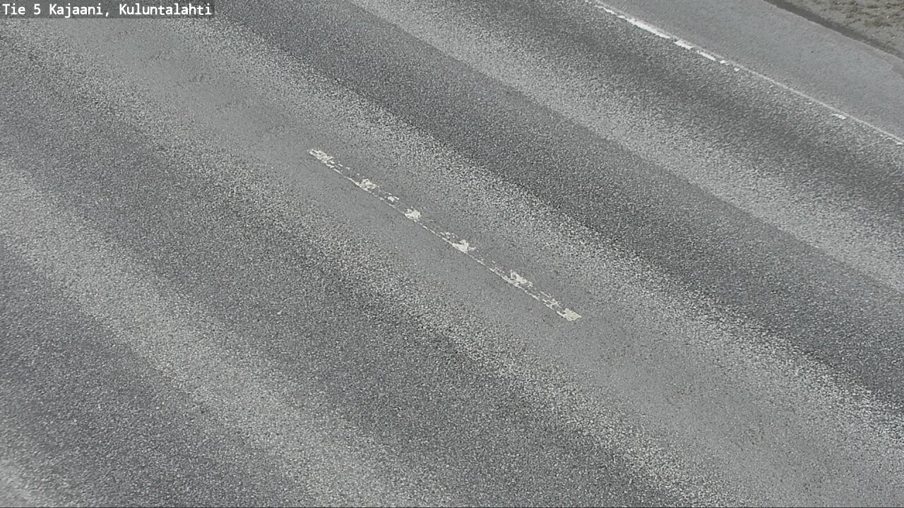 Weather Camera Image Väg 5 Kajaani, Kuluntalahti, Kajaani, Kainuu