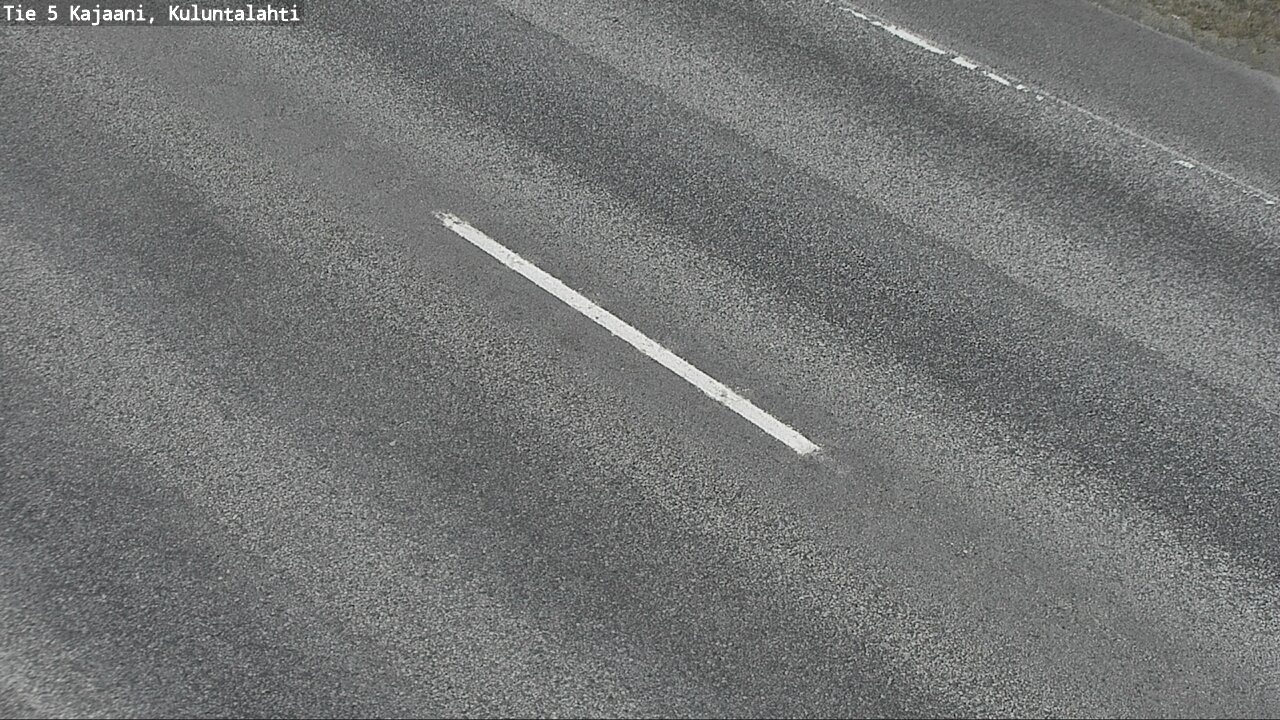 Weather Camera Image Väg 5 Kajaani, Kuluntalahti, Kajaani, Kainuu