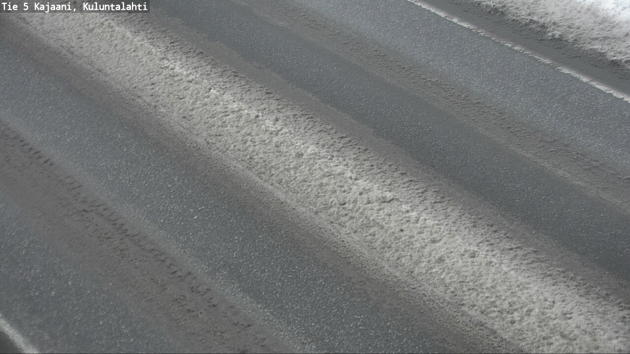 Weather Camera Image Väg 5 Kajaani, Kuluntalahti, Kajaani, Kainuu