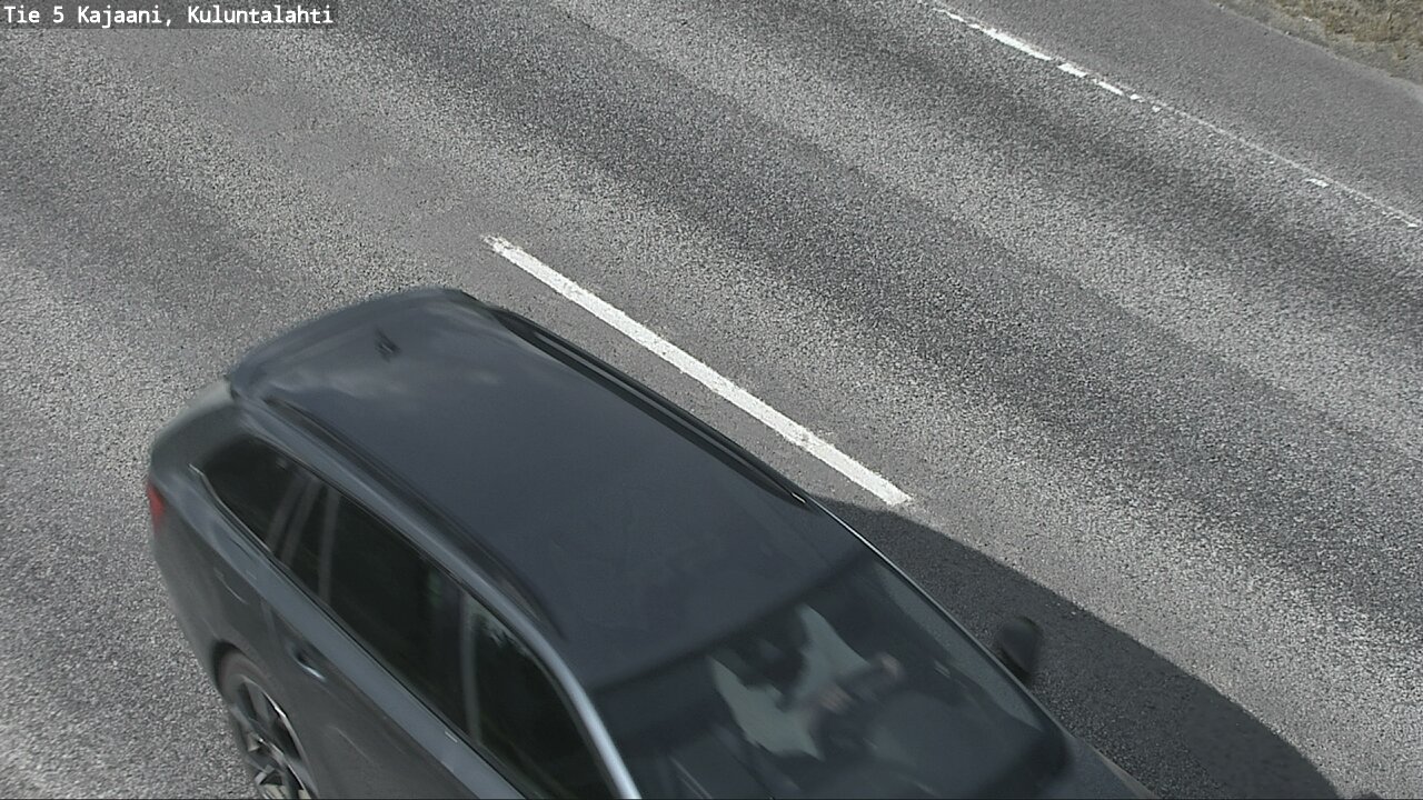 Weather Camera Image Väg 5 Kajaani, Kuluntalahti, Kajaani, Kainuu