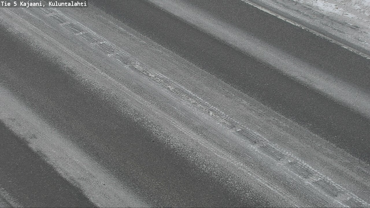 Weather Camera Image Väg 5 Kajaani, Kuluntalahti, Kajaani, Kainuu