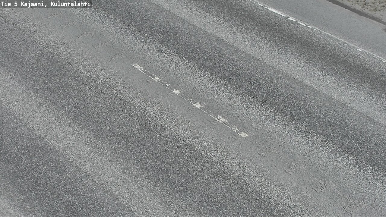 Weather Camera Image Väg 5 Kajaani, Kuluntalahti, Kajaani, Kainuu