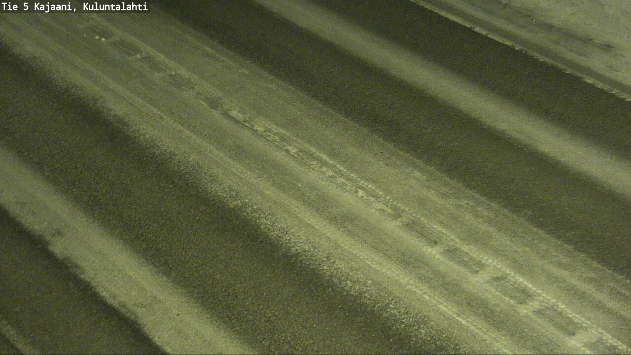 Weather Camera Image Väg 5 Kajaani, Kuluntalahti, Kajaani, Kainuu