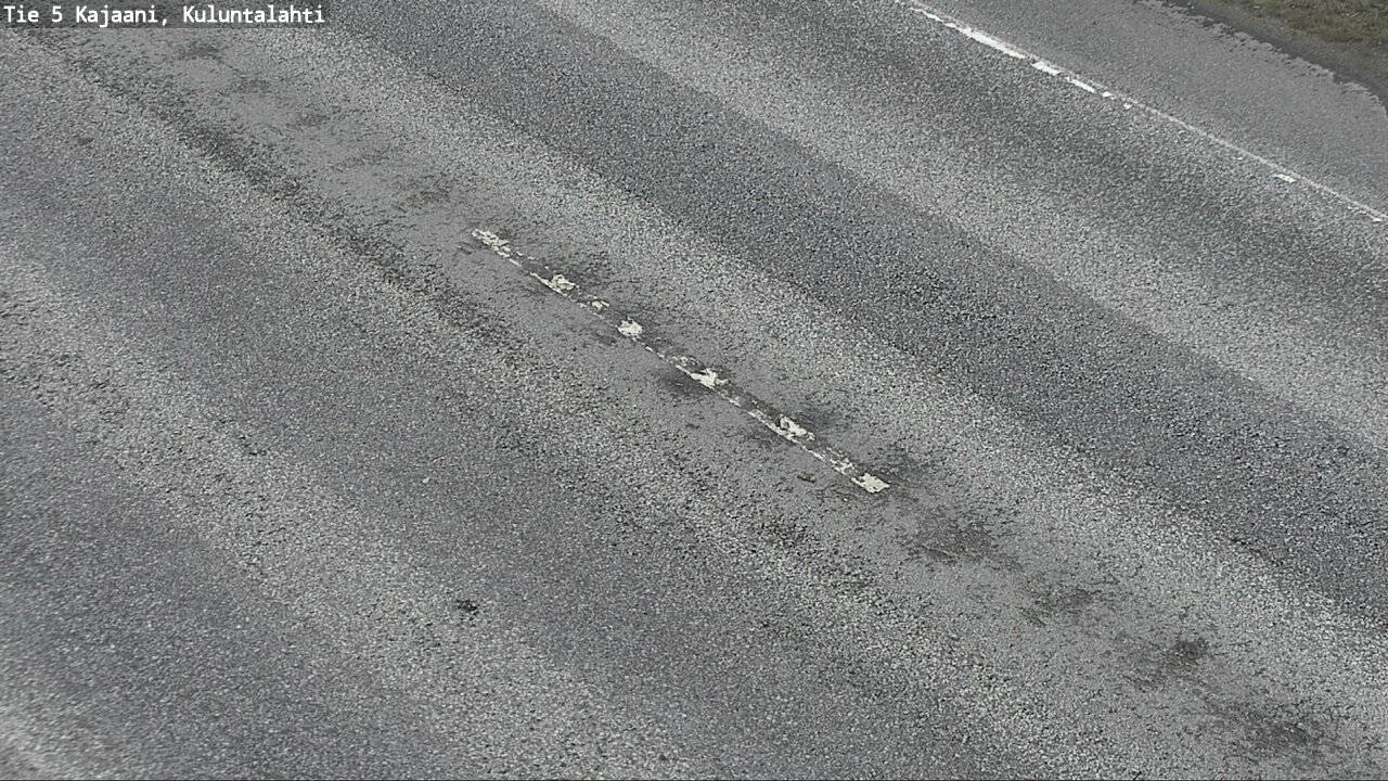 Weather Camera Image Väg 5 Kajaani, Kuluntalahti, Kajaani, Kainuu