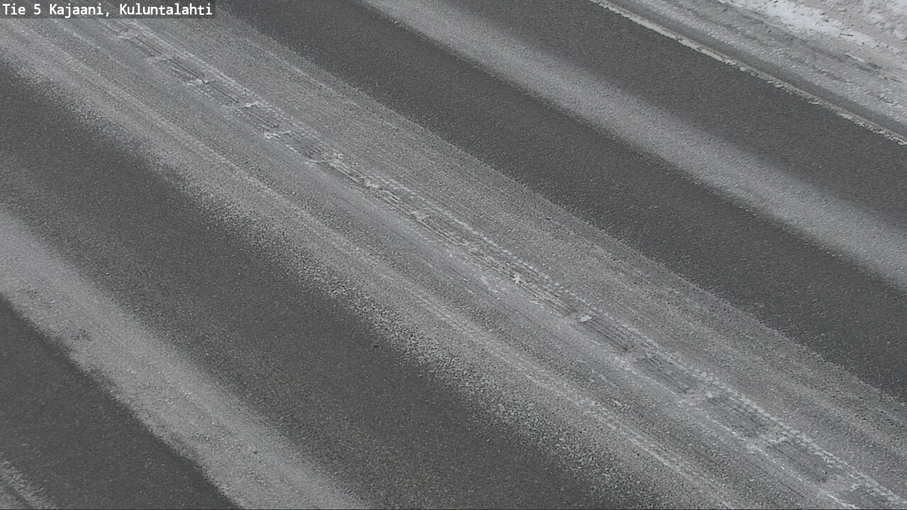 Weather Camera Image Väg 5 Kajaani, Kuluntalahti, Kajaani, Kainuu