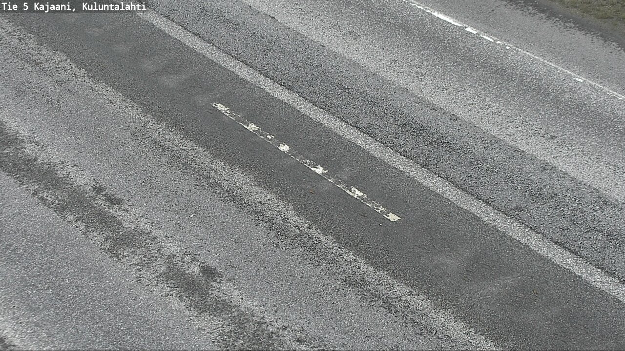 Weather Camera Image Väg 5 Kajaani, Kuluntalahti, Kajaani, Kainuu