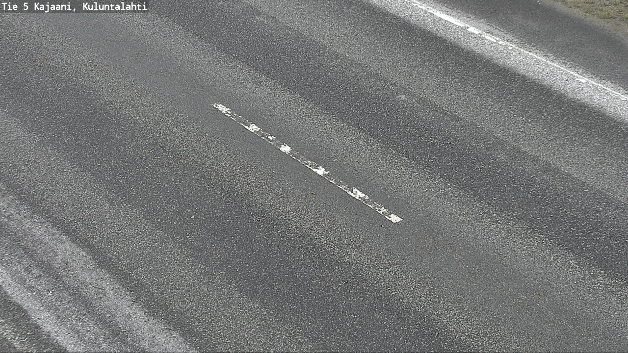 Weather Camera Image Väg 5 Kajaani, Kuluntalahti, Kajaani, Kainuu