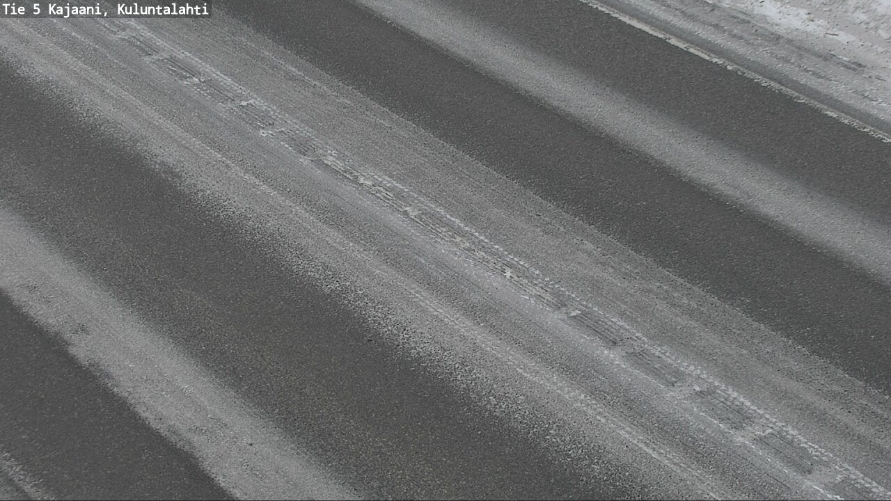Weather Camera Image Väg 5 Kajaani, Kuluntalahti, Kajaani, Kainuu