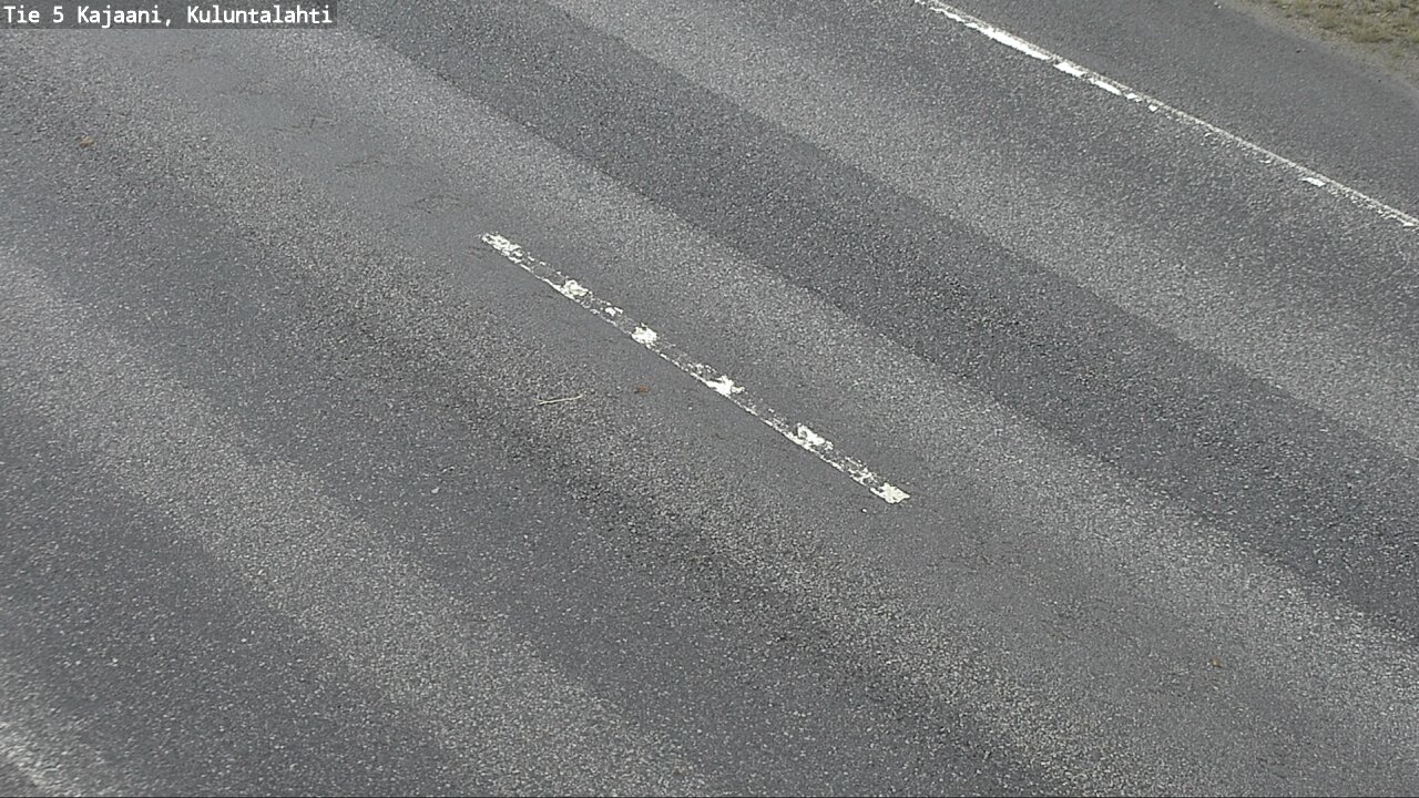 Weather Camera Image Väg 5 Kajaani, Kuluntalahti, Kajaani, Kainuu