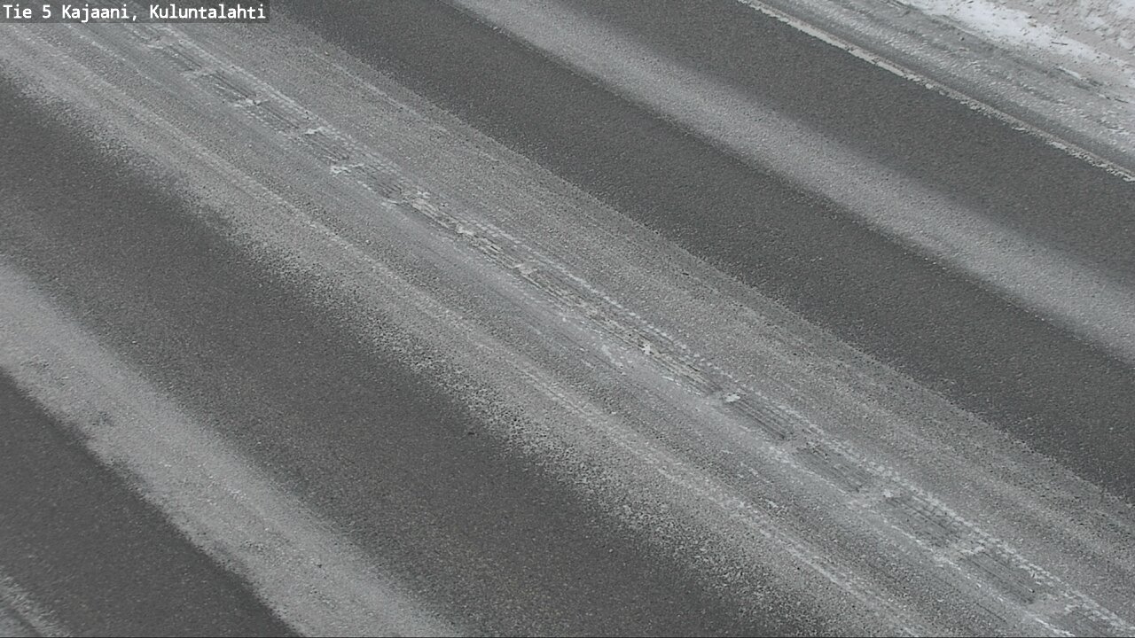 Weather Camera Image Väg 5 Kajaani, Kuluntalahti, Kajaani, Kainuu