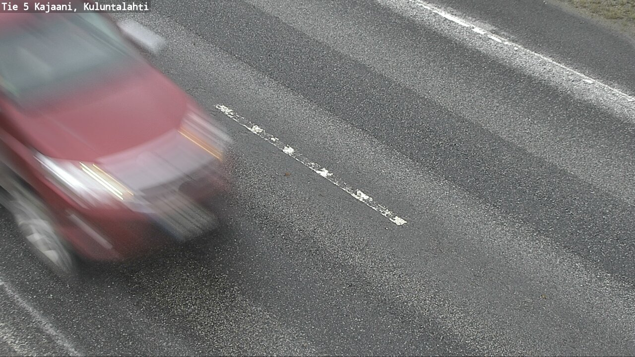 Weather Camera Image Väg 5 Kajaani, Kuluntalahti, Kajaani, Kainuu