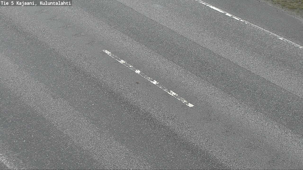 Weather Camera Image Väg 5 Kajaani, Kuluntalahti, Kajaani, Kainuu