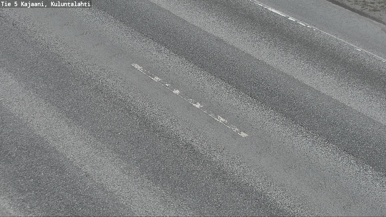 Weather Camera Image Väg 5 Kajaani, Kuluntalahti, Kajaani, Kainuu