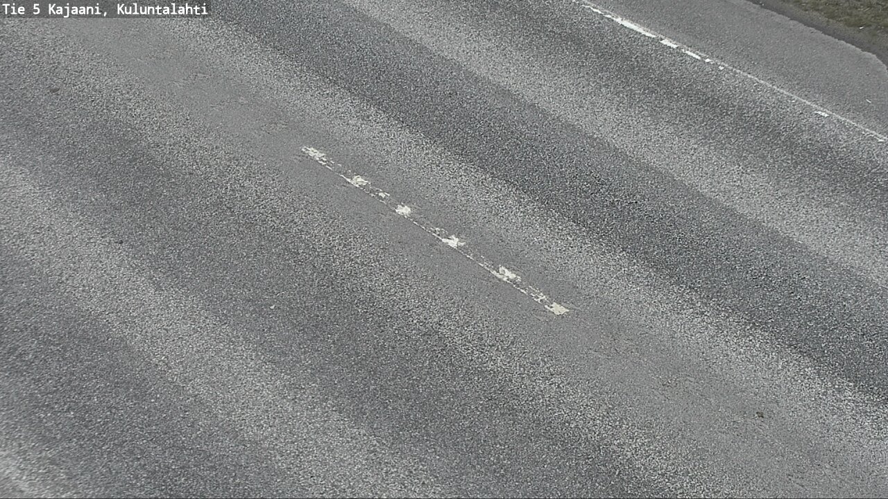 Weather Camera Image Väg 5 Kajaani, Kuluntalahti, Kajaani, Kainuu