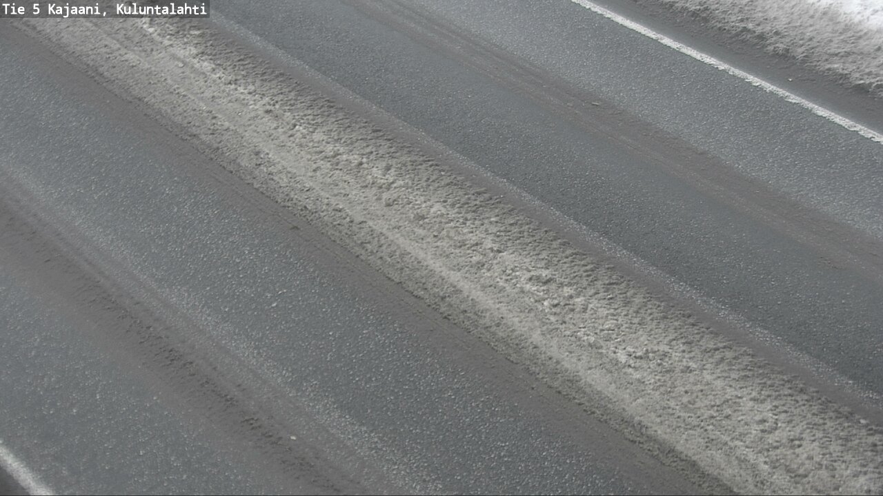 Weather Camera Image Väg 5 Kajaani, Kuluntalahti, Kajaani, Kainuu