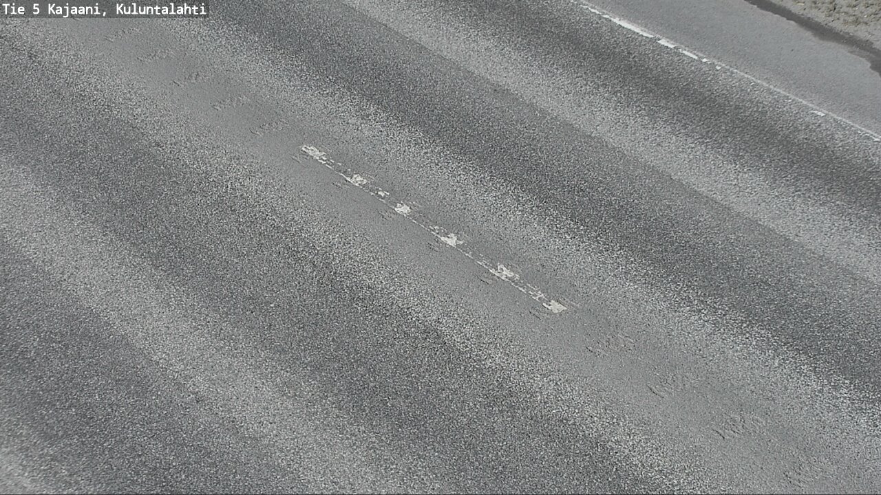 Weather Camera Image Väg 5 Kajaani, Kuluntalahti, Kajaani, Kainuu