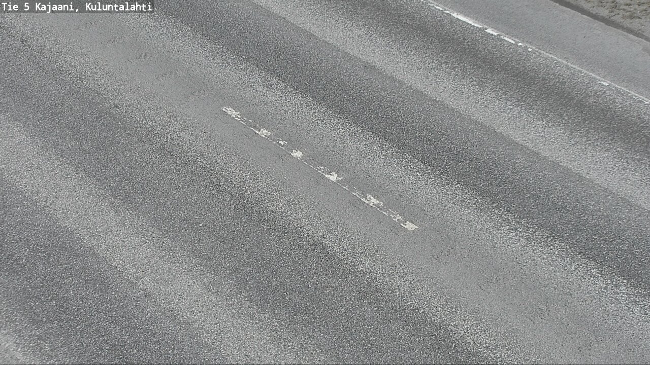 Weather Camera Image Väg 5 Kajaani, Kuluntalahti, Kajaani, Kainuu