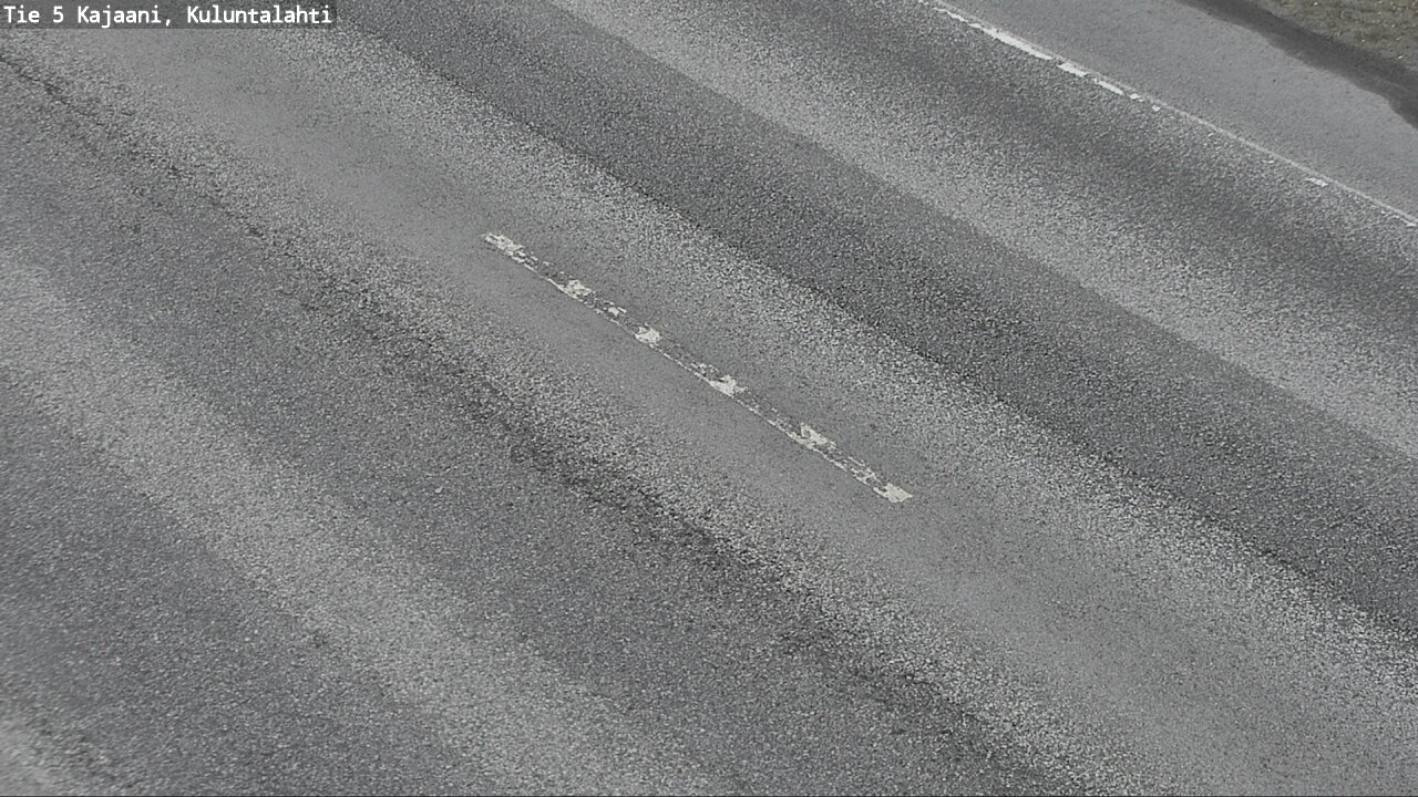 Weather Camera Image Väg 5 Kajaani, Kuluntalahti, Kajaani, Kainuu