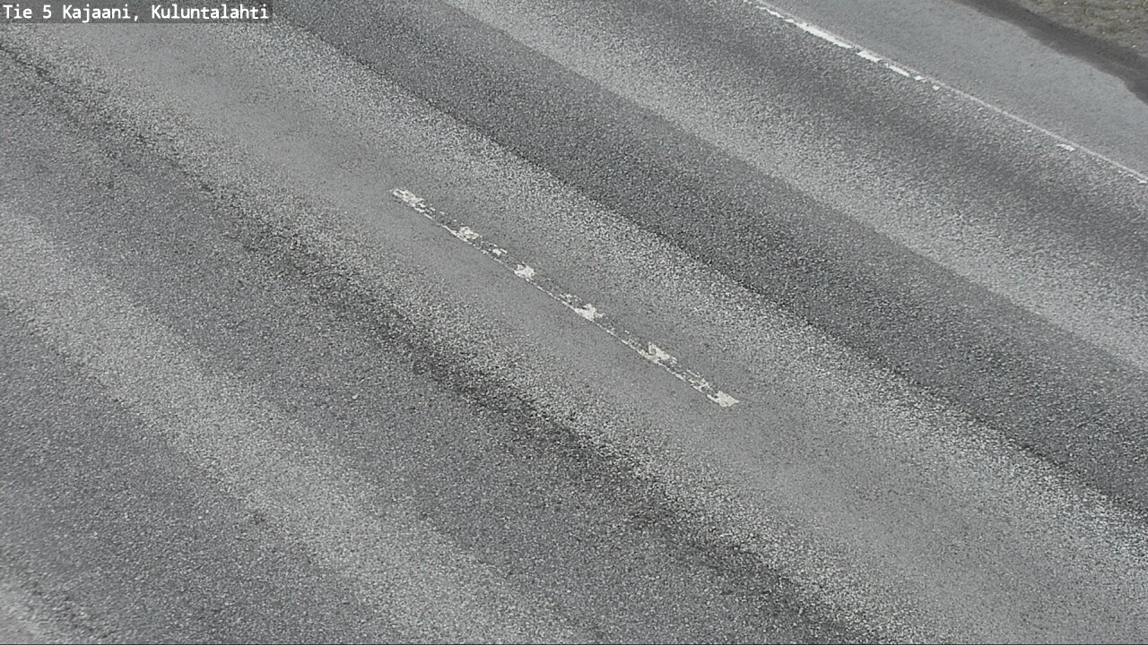 Weather Camera Image Väg 5 Kajaani, Kuluntalahti, Kajaani, Kainuu