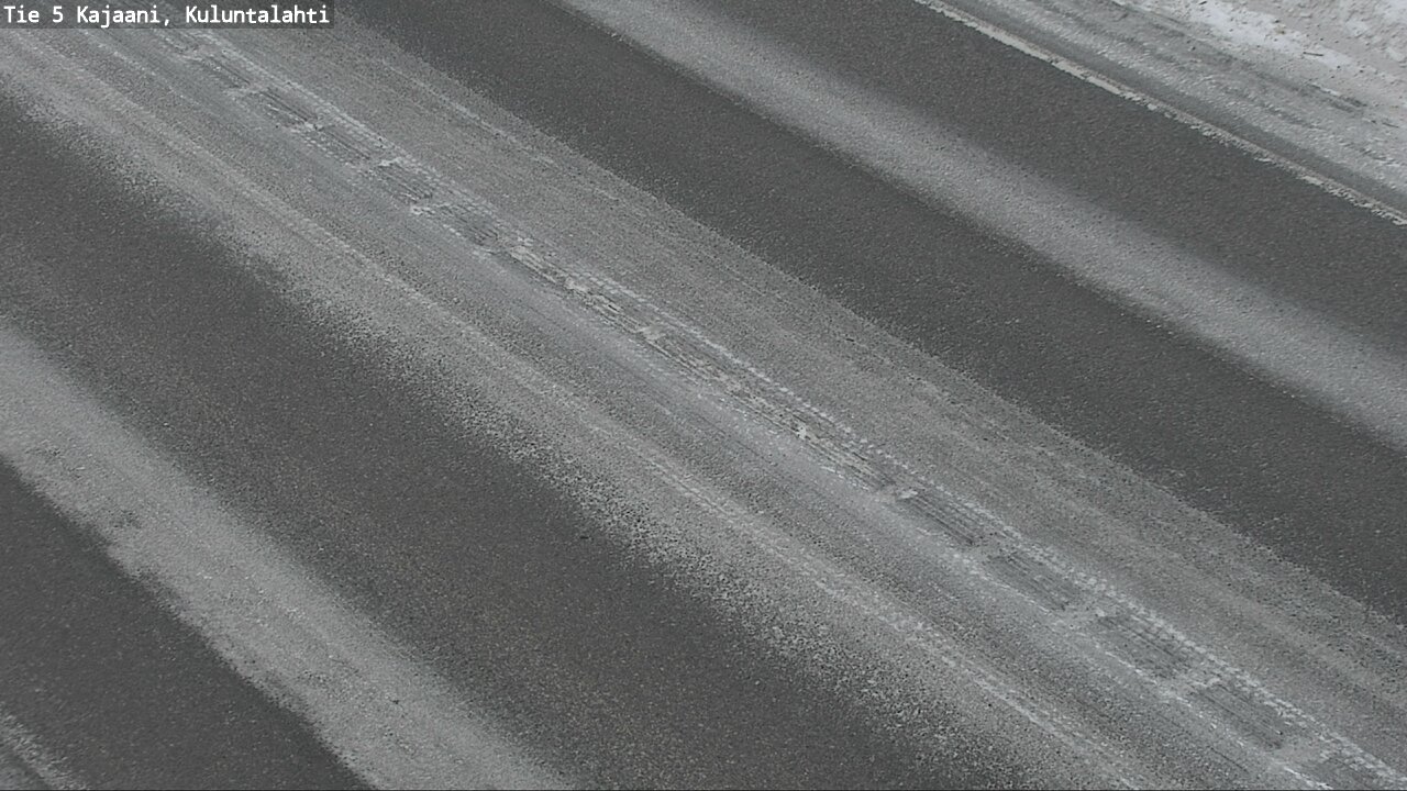 Weather Camera Image Väg 5 Kajaani, Kuluntalahti, Kajaani, Kainuu