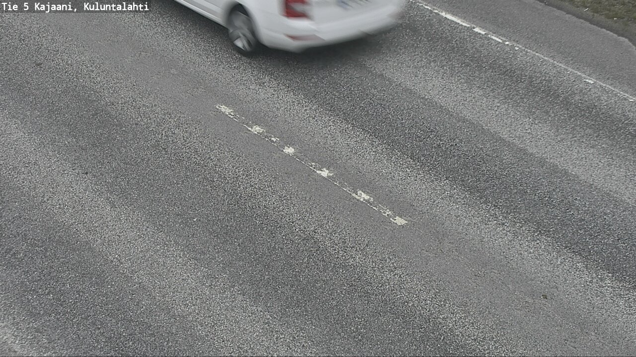 Weather Camera Image Väg 5 Kajaani, Kuluntalahti, Kajaani, Kainuu