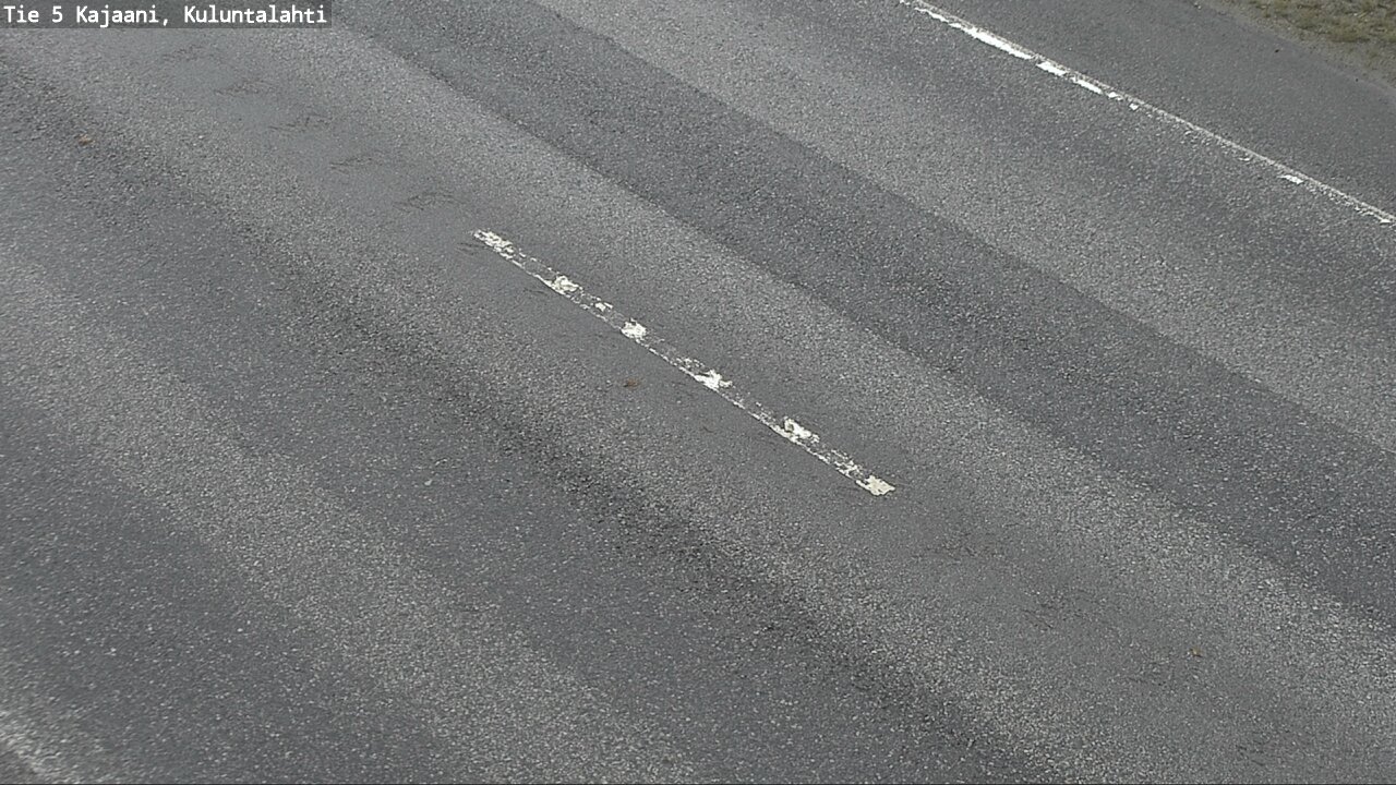 Weather Camera Image Väg 5 Kajaani, Kuluntalahti, Kajaani, Kainuu