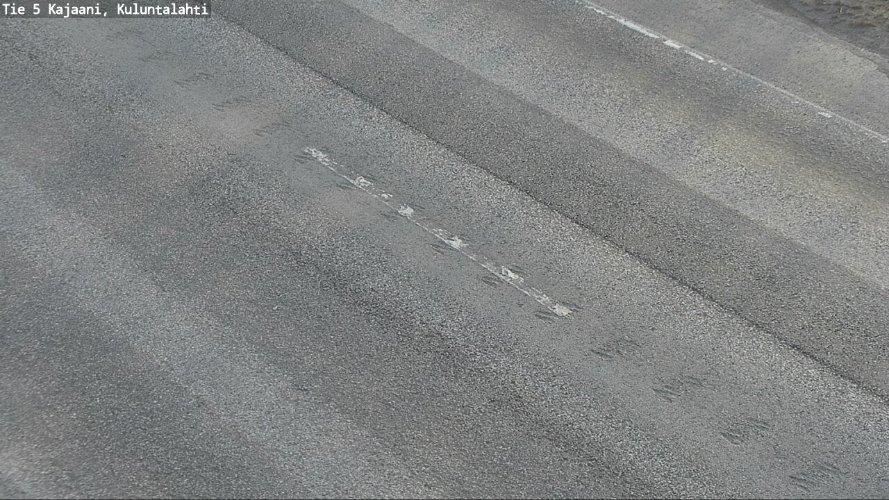 Weather Camera Image Väg 5 Kajaani, Kuluntalahti, Kajaani, Kainuu