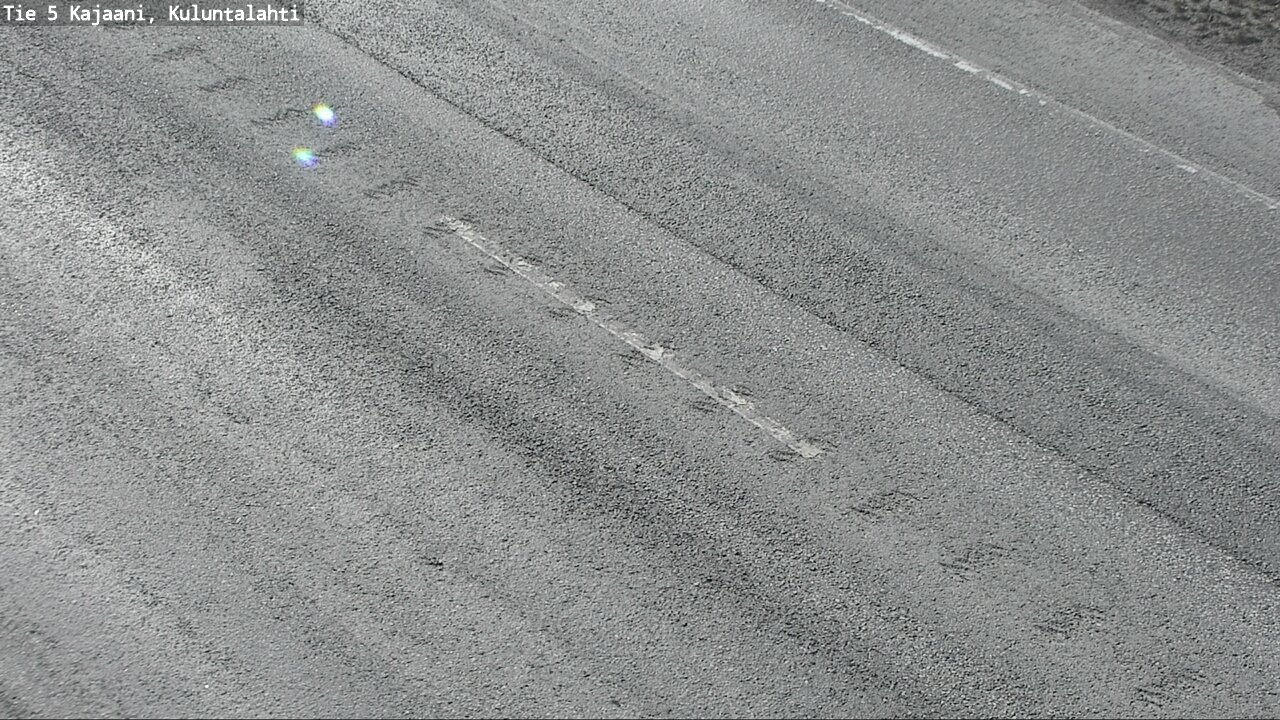 Weather Camera Image Väg 5 Kajaani, Kuluntalahti, Kajaani, Kainuu