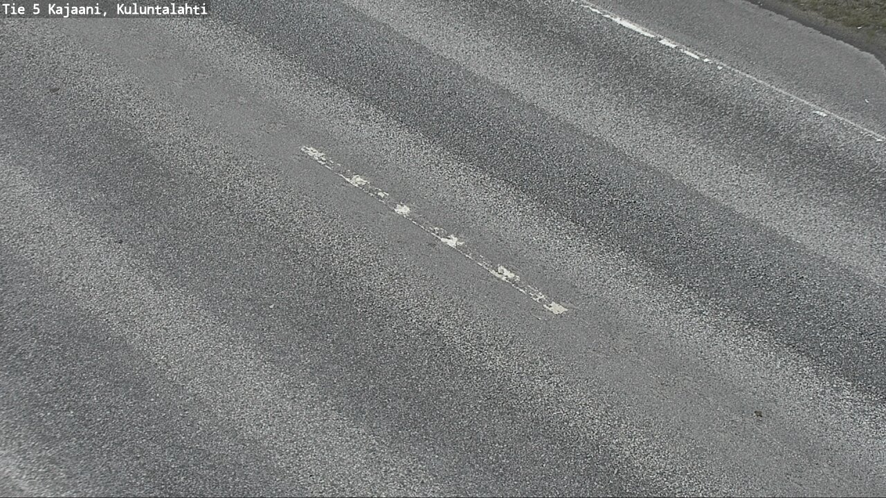 Weather Camera Image Väg 5 Kajaani, Kuluntalahti, Kajaani, Kainuu