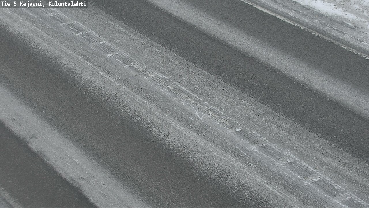 Weather Camera Image Väg 5 Kajaani, Kuluntalahti, Kajaani, Kainuu