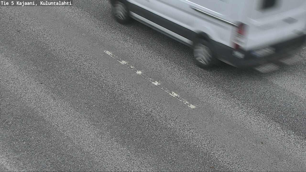 Weather Camera Image Väg 5 Kajaani, Kuluntalahti, Kajaani, Kainuu