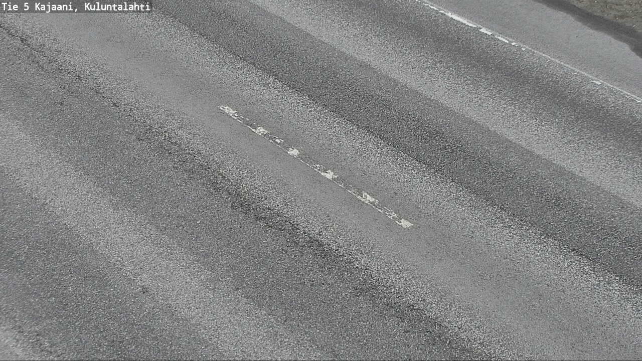 Weather Camera Image Väg 5 Kajaani, Kuluntalahti, Kajaani, Kainuu