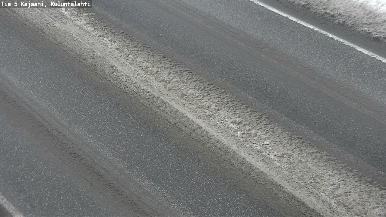 Weather Camera Image Väg 5 Kajaani, Kuluntalahti, Kajaani, Kainuu