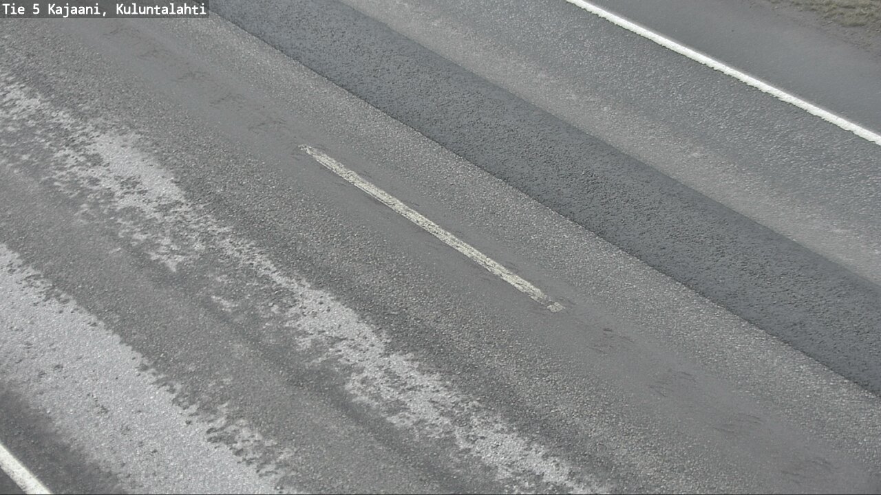 Weather Camera Image Väg 5 Kajaani, Kuluntalahti, Kajaani, Kainuu