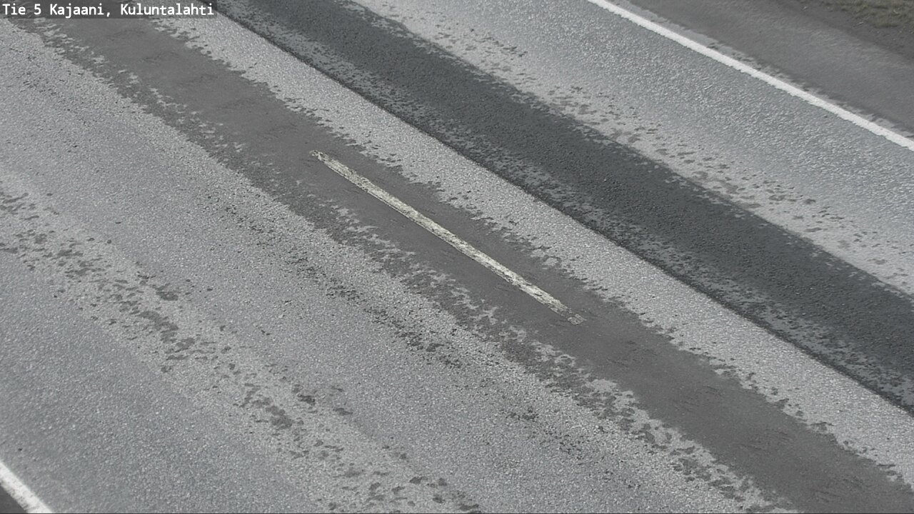 Weather Camera Image Väg 5 Kajaani, Kuluntalahti, Kajaani, Kainuu