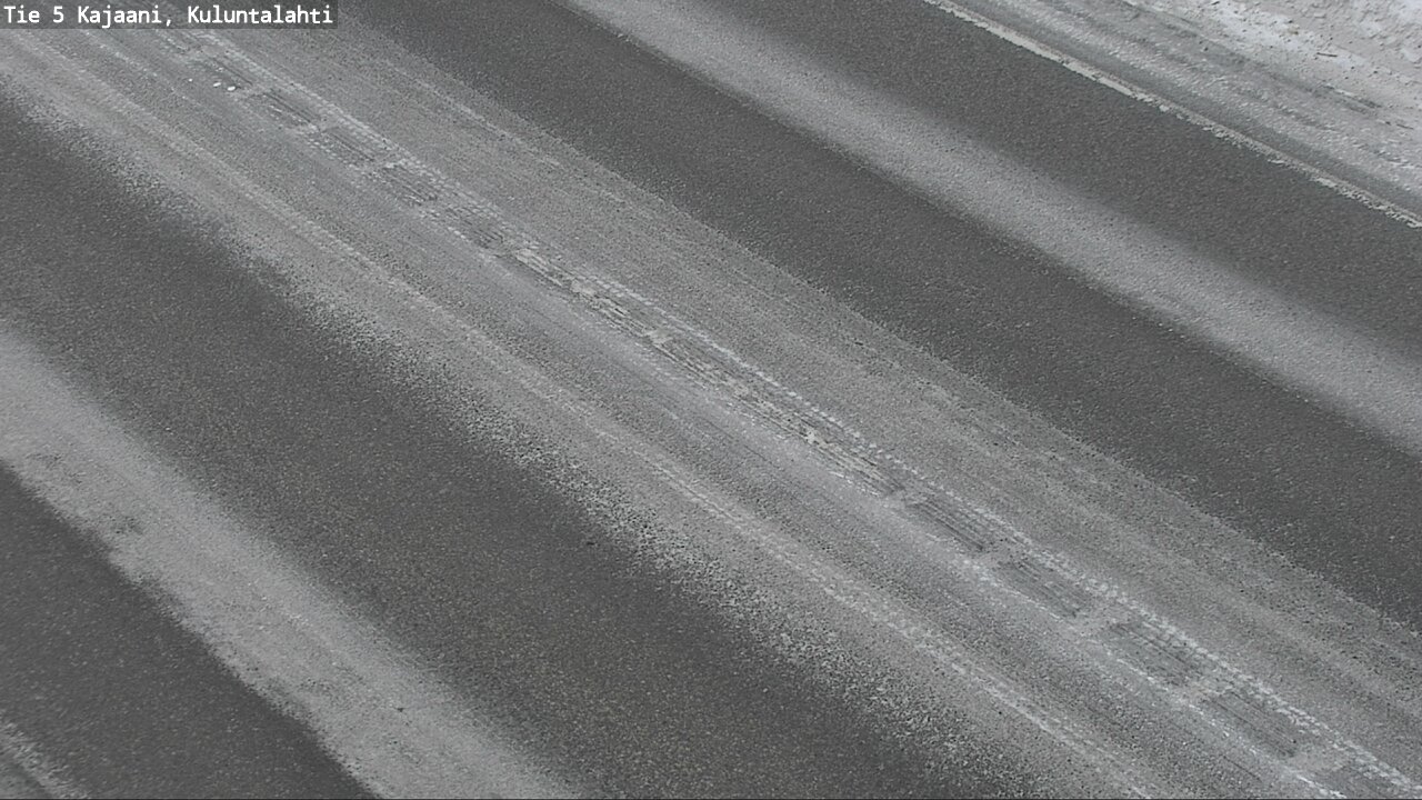 Weather Camera Image Väg 5 Kajaani, Kuluntalahti, Kajaani, Kainuu