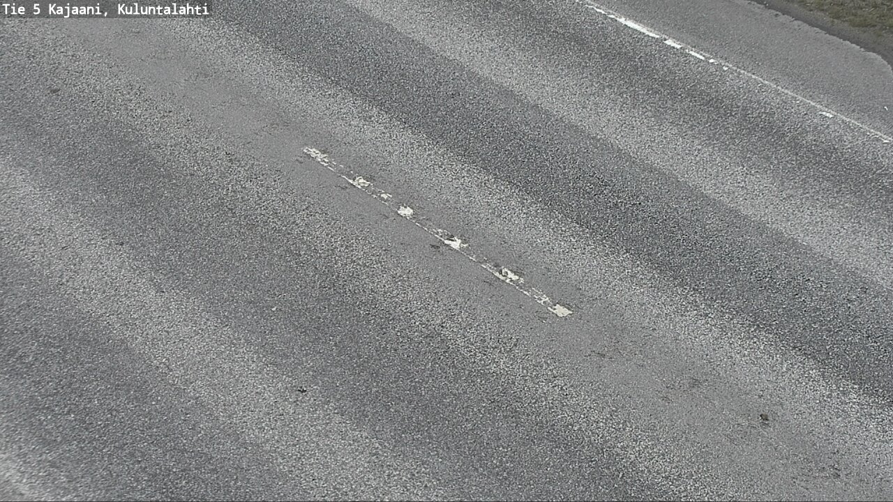 Weather Camera Image Väg 5 Kajaani, Kuluntalahti, Kajaani, Kainuu