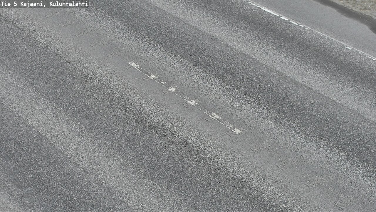 Weather Camera Image Väg 5 Kajaani, Kuluntalahti, Kajaani, Kainuu