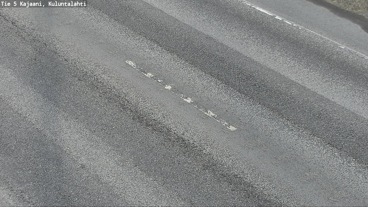 Weather Camera Image Väg 5 Kajaani, Kuluntalahti, Kajaani, Kainuu