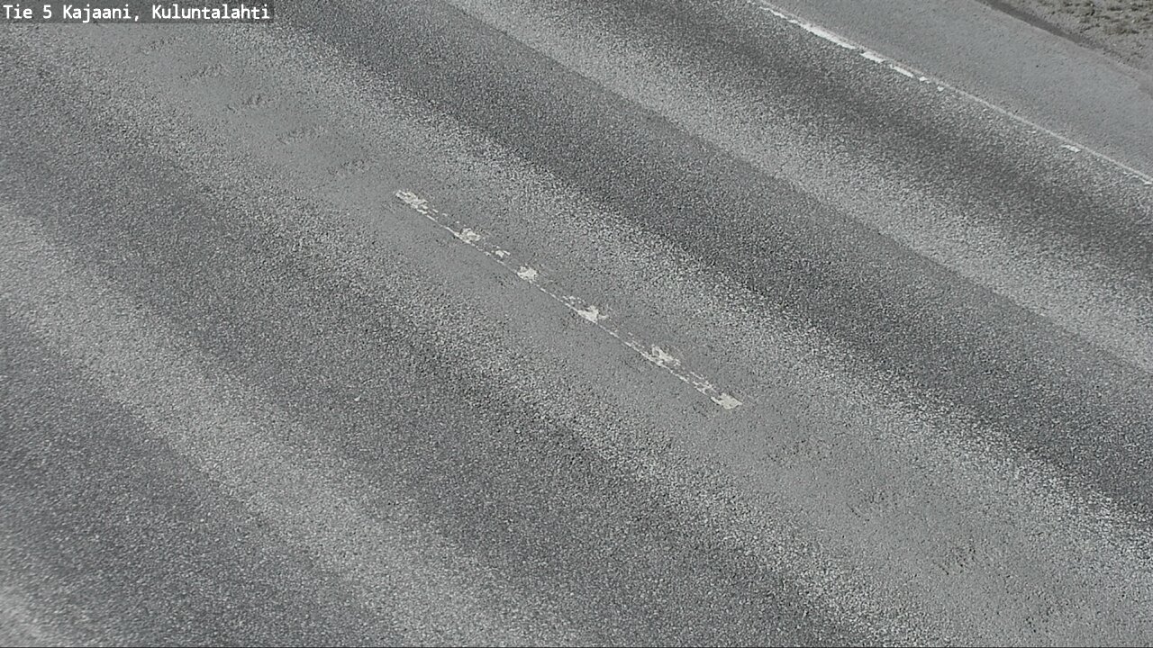 Weather Camera Image Väg 5 Kajaani, Kuluntalahti, Kajaani, Kainuu