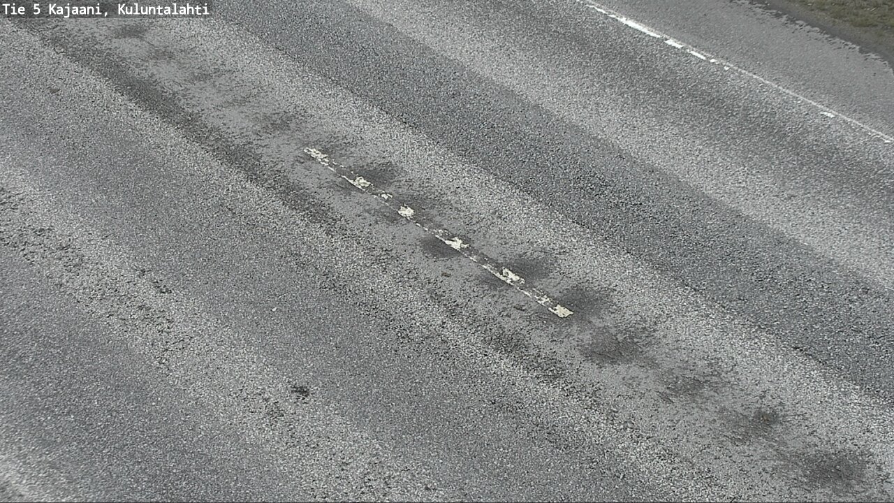 Weather Camera Image Väg 5 Kajaani, Kuluntalahti, Kajaani, Kainuu
