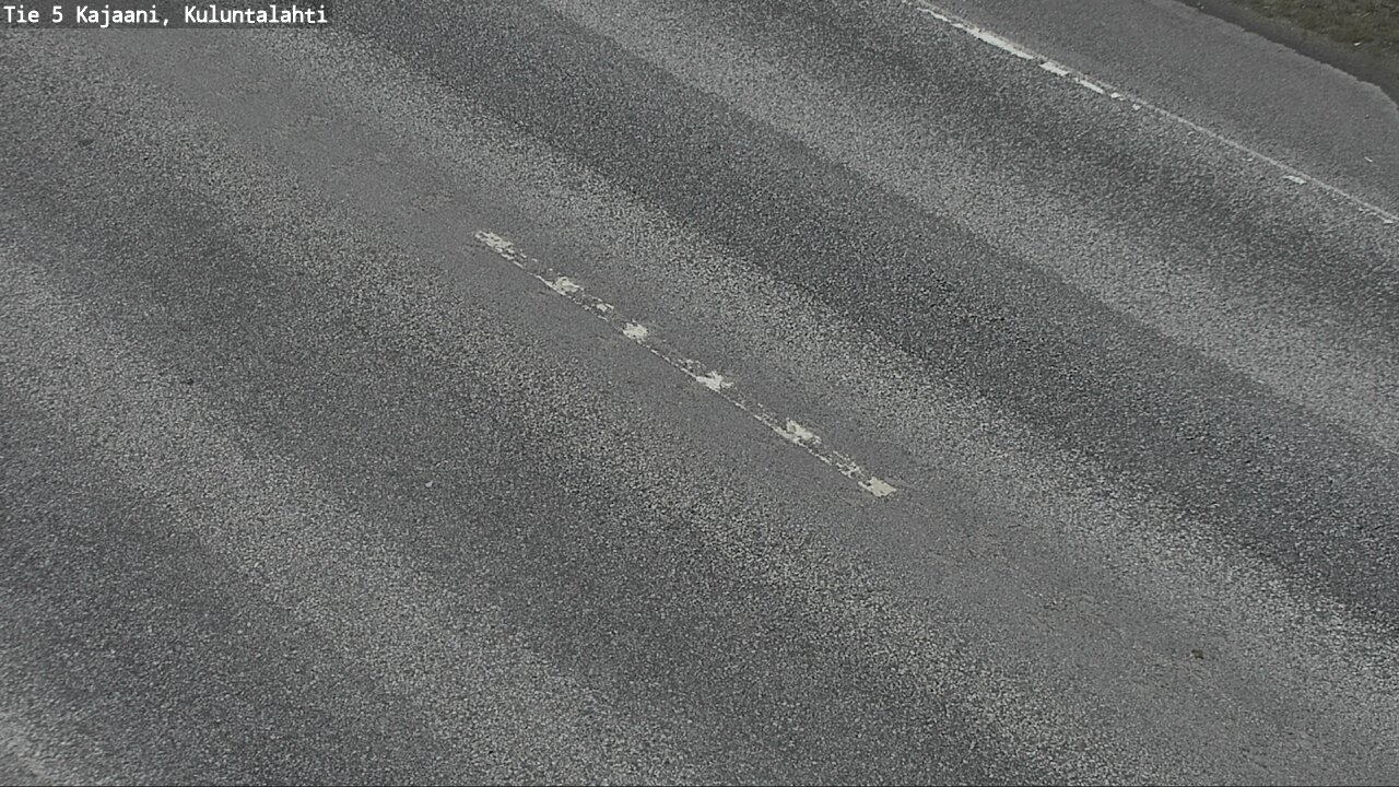 Weather Camera Image Väg 5 Kajaani, Kuluntalahti, Kajaani, Kainuu